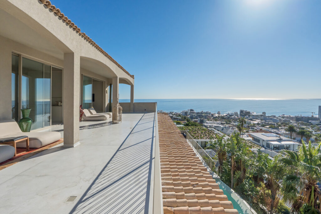 Upper terrace